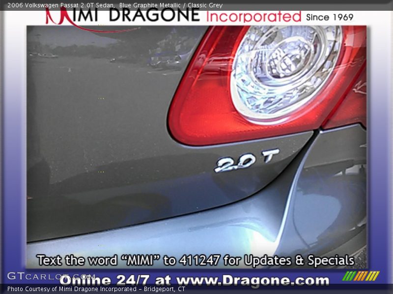 Blue Graphite Metallic / Classic Grey 2006 Volkswagen Passat 2.0T Sedan