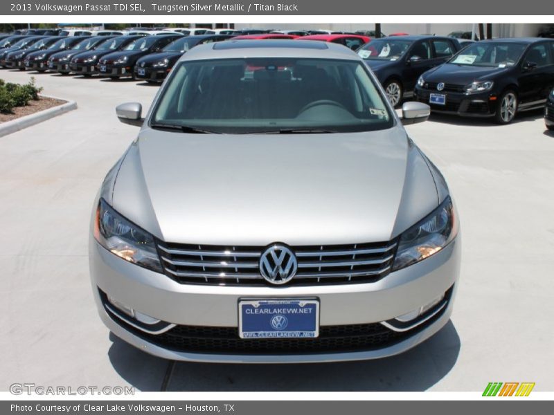 Tungsten Silver Metallic / Titan Black 2013 Volkswagen Passat TDI SEL