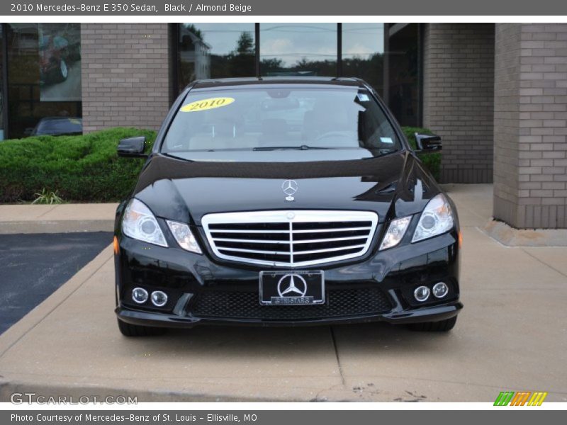 Black / Almond Beige 2010 Mercedes-Benz E 350 Sedan