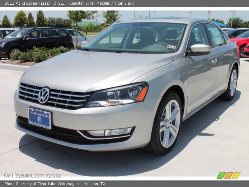 Tungsten Silver Metallic / Titan Black 2013 Volkswagen Passat TDI SEL