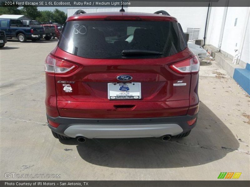 Ruby Red / Medium Light Stone 2014 Ford Escape SE 1.6L EcoBoost