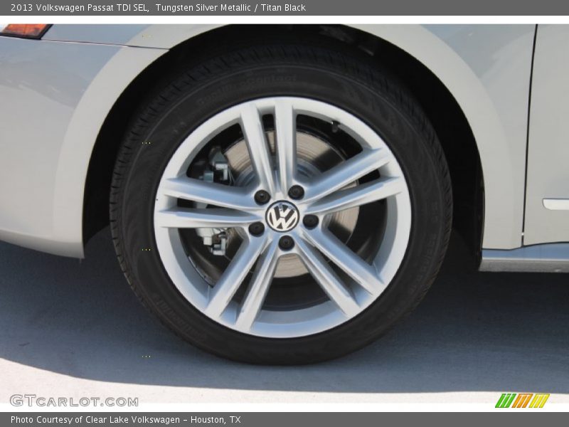 Tungsten Silver Metallic / Titan Black 2013 Volkswagen Passat TDI SEL