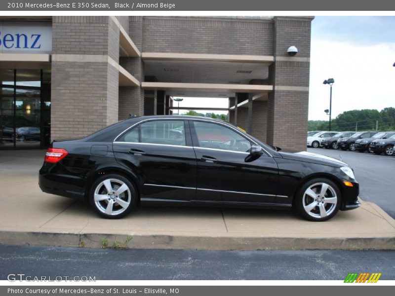 Black / Almond Beige 2010 Mercedes-Benz E 350 Sedan