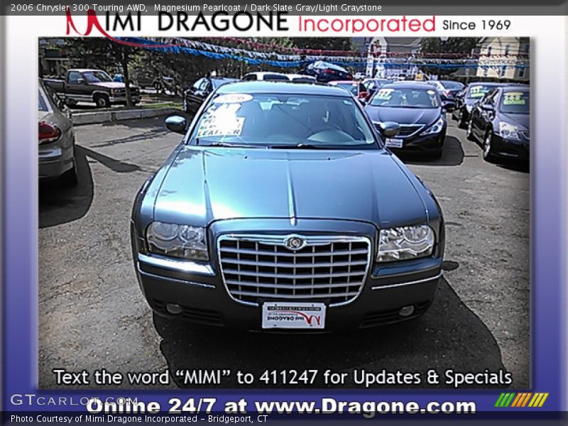 Magnesium Pearlcoat / Dark Slate Gray/Light Graystone 2006 Chrysler 300 Touring AWD