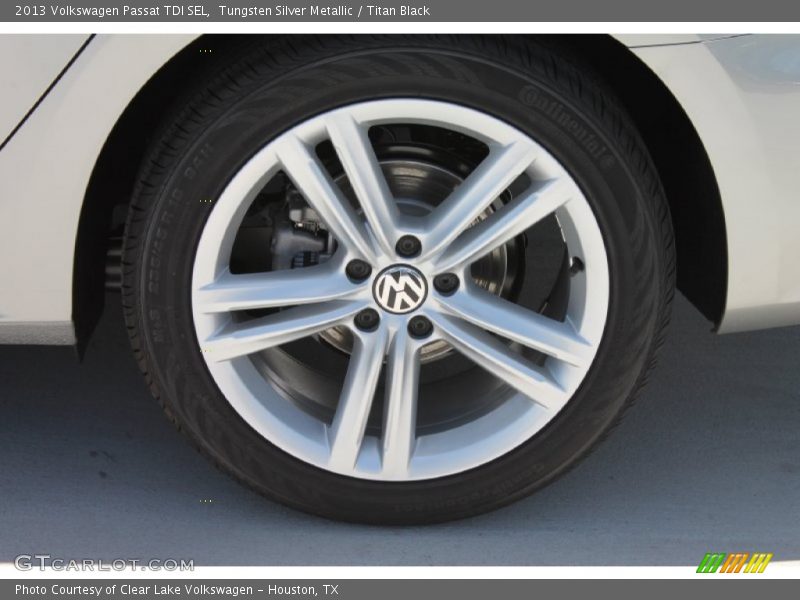 Tungsten Silver Metallic / Titan Black 2013 Volkswagen Passat TDI SEL