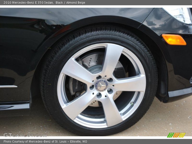 Black / Almond Beige 2010 Mercedes-Benz E 350 Sedan