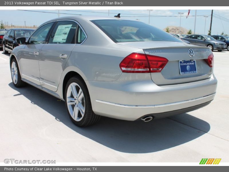 Tungsten Silver Metallic / Titan Black 2013 Volkswagen Passat TDI SEL