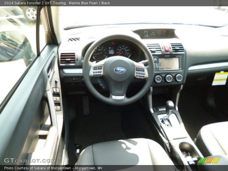 Marine Blue Pearl / Black 2014 Subaru Forester 2.0XT Touring