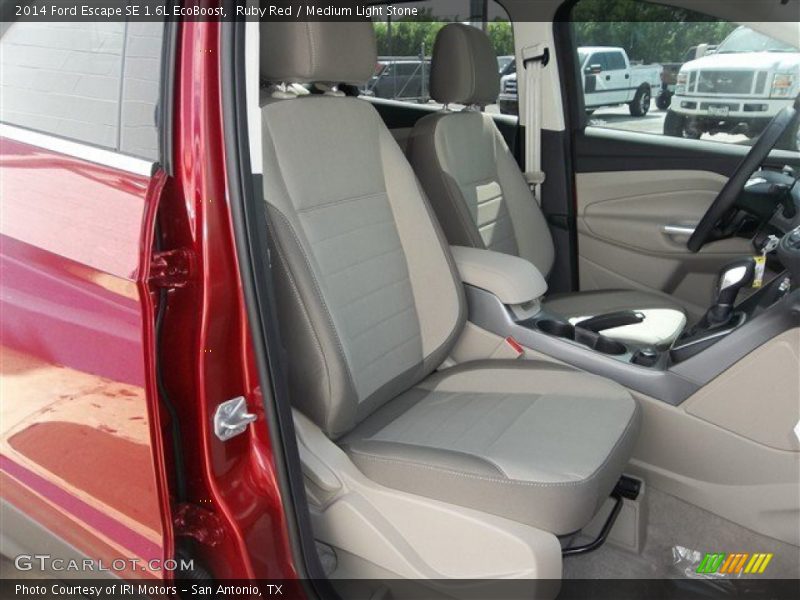 Ruby Red / Medium Light Stone 2014 Ford Escape SE 1.6L EcoBoost