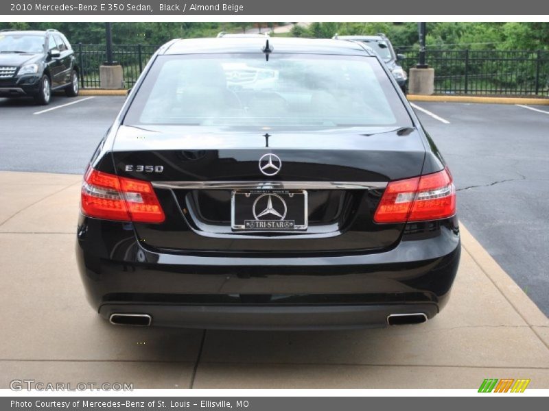 Black / Almond Beige 2010 Mercedes-Benz E 350 Sedan