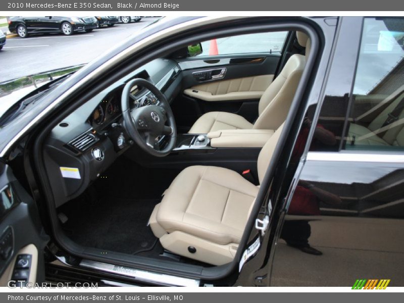 Black / Almond Beige 2010 Mercedes-Benz E 350 Sedan