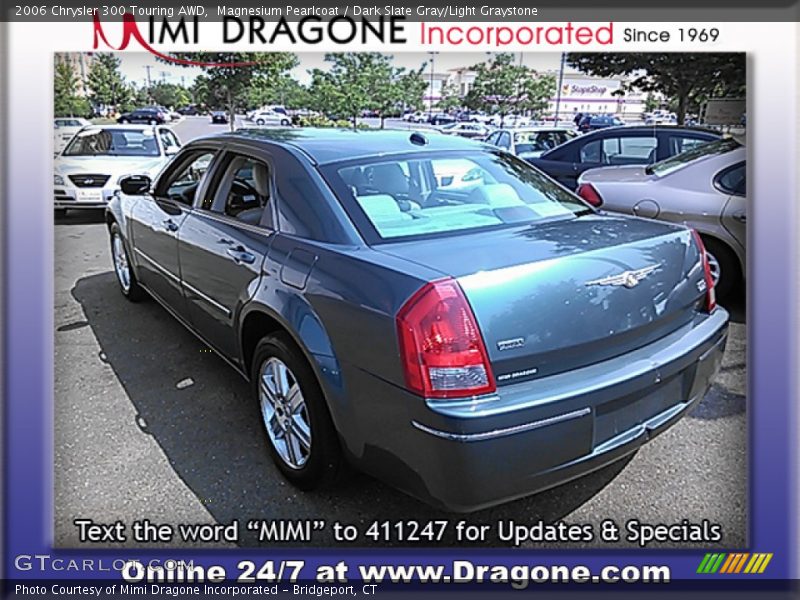 Magnesium Pearlcoat / Dark Slate Gray/Light Graystone 2006 Chrysler 300 Touring AWD