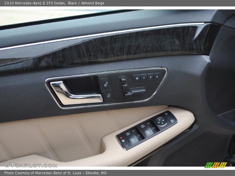 Black / Almond Beige 2010 Mercedes-Benz E 350 Sedan