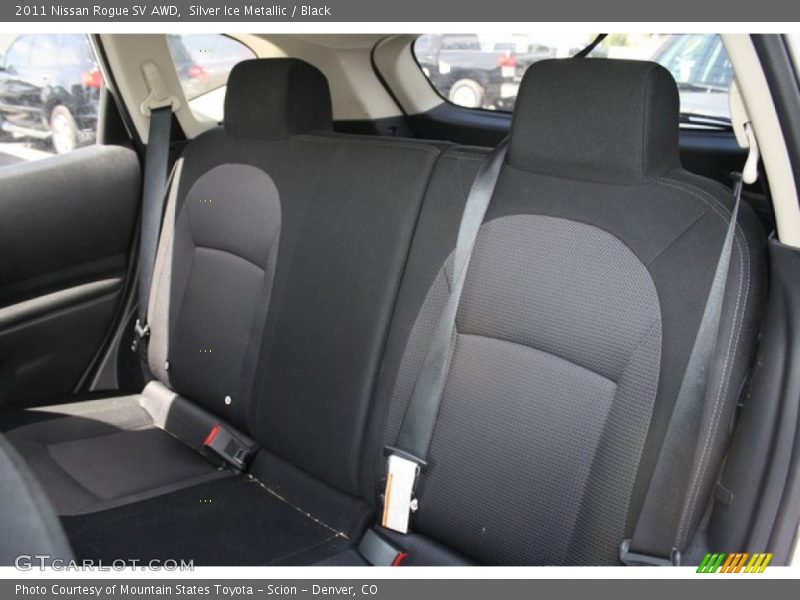 Silver Ice Metallic / Black 2011 Nissan Rogue SV AWD