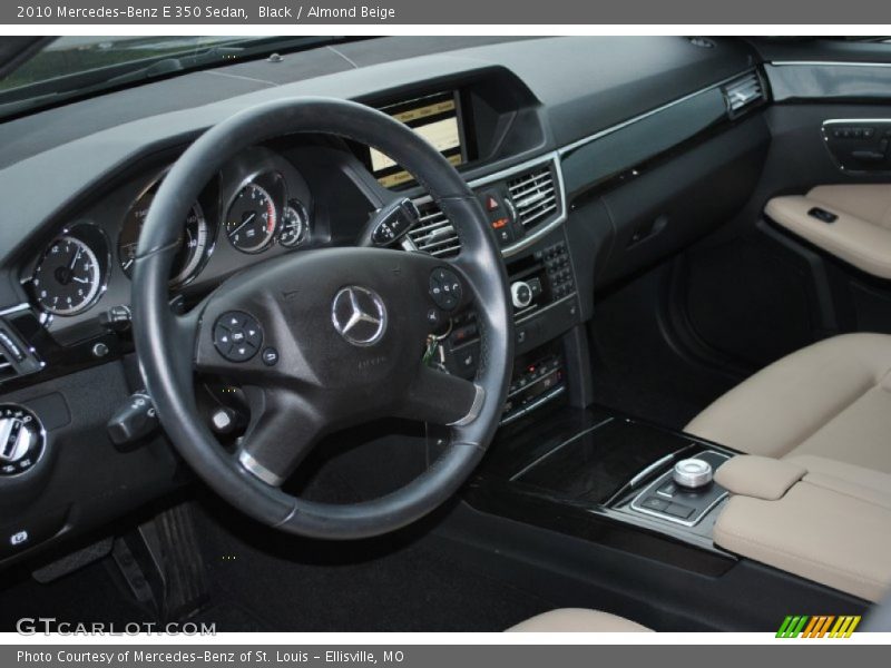 Black / Almond Beige 2010 Mercedes-Benz E 350 Sedan