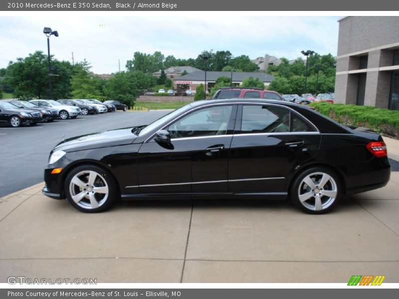 Black / Almond Beige 2010 Mercedes-Benz E 350 Sedan