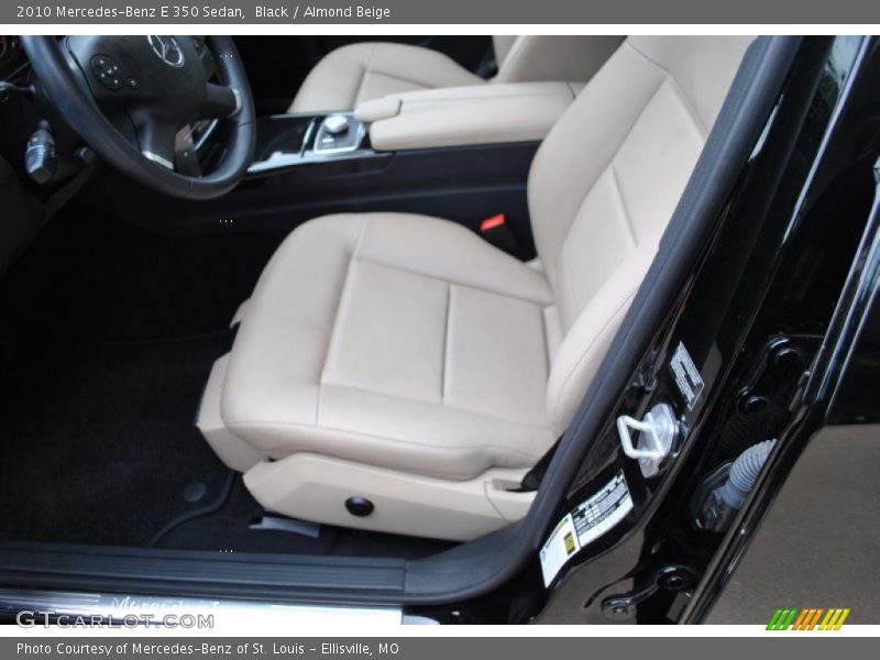 Black / Almond Beige 2010 Mercedes-Benz E 350 Sedan