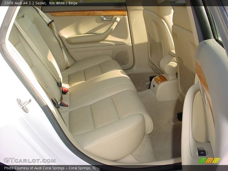 Ibis White / Beige 2008 Audi A4 3.2 Sedan