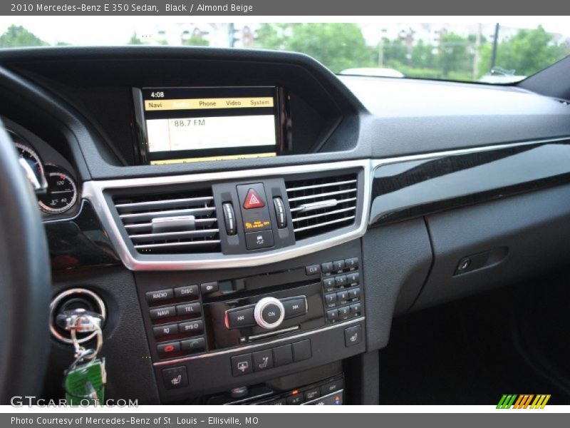 Black / Almond Beige 2010 Mercedes-Benz E 350 Sedan
