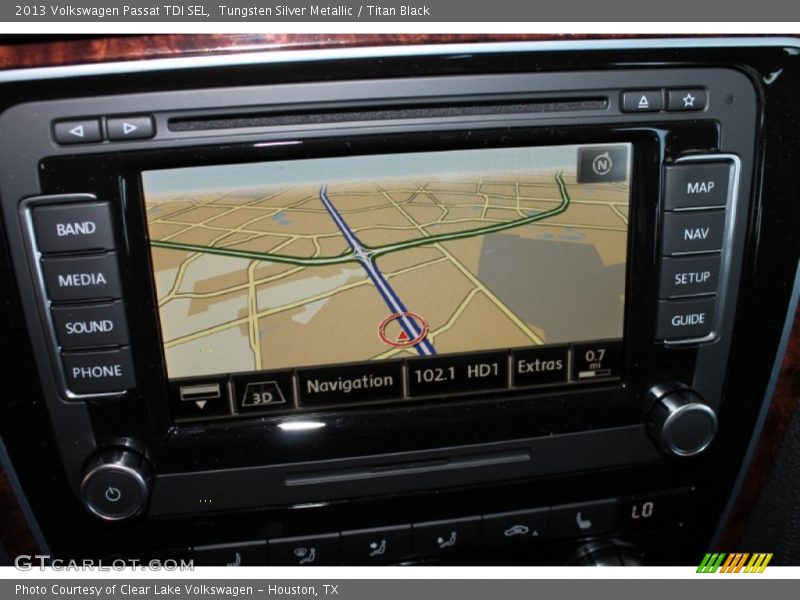 Tungsten Silver Metallic / Titan Black 2013 Volkswagen Passat TDI SEL