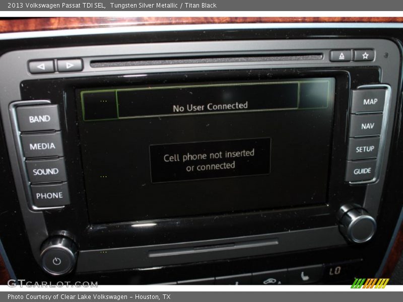 Tungsten Silver Metallic / Titan Black 2013 Volkswagen Passat TDI SEL