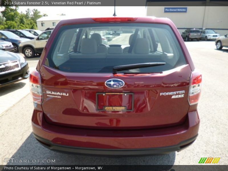 Venetian Red Pearl / Platinum 2014 Subaru Forester 2.5i