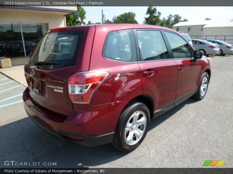 Venetian Red Pearl / Platinum 2014 Subaru Forester 2.5i