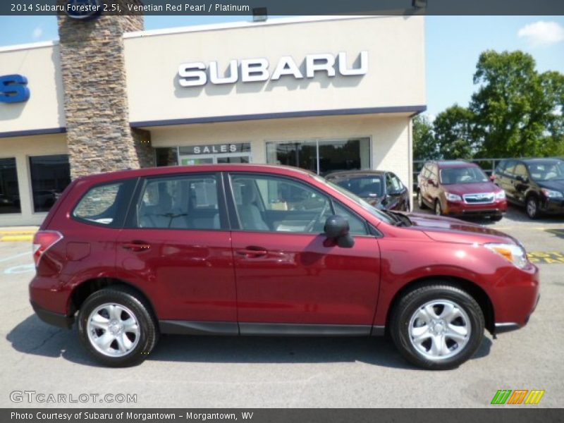 Venetian Red Pearl / Platinum 2014 Subaru Forester 2.5i