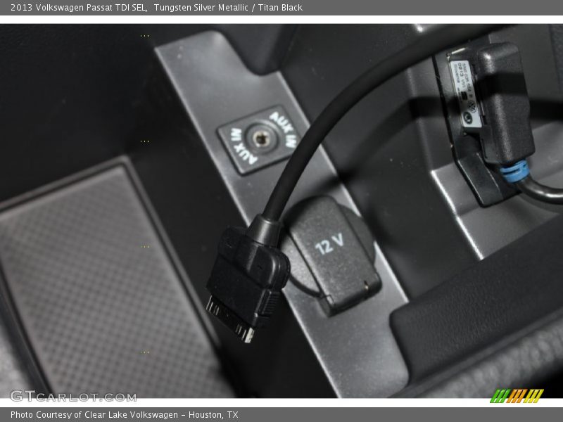 Tungsten Silver Metallic / Titan Black 2013 Volkswagen Passat TDI SEL