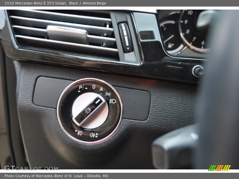 Black / Almond Beige 2010 Mercedes-Benz E 350 Sedan