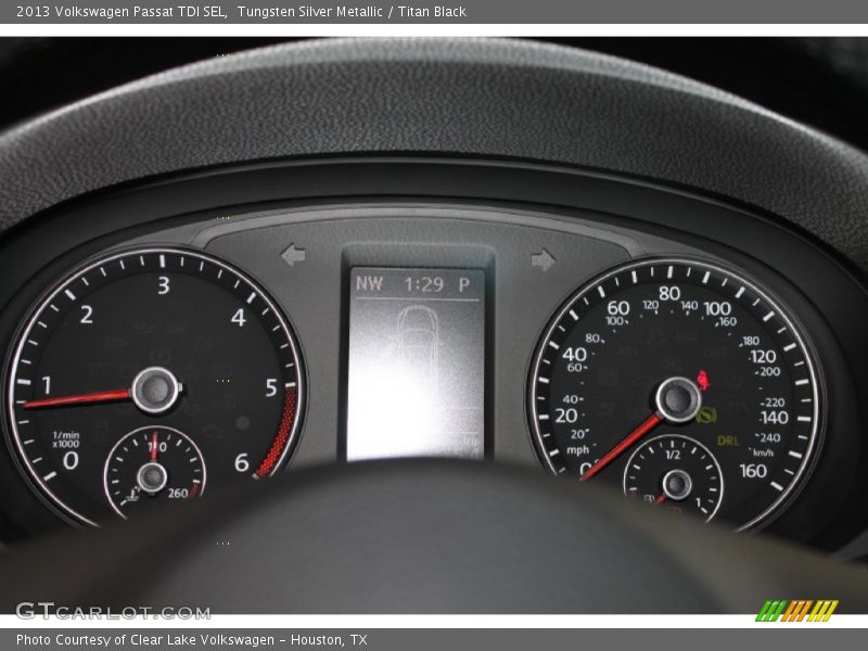 Tungsten Silver Metallic / Titan Black 2013 Volkswagen Passat TDI SEL