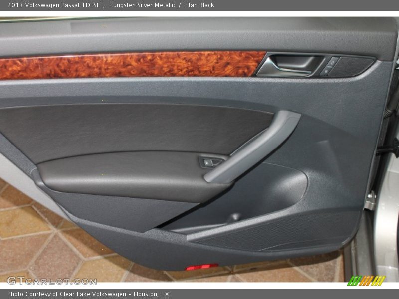 Tungsten Silver Metallic / Titan Black 2013 Volkswagen Passat TDI SEL