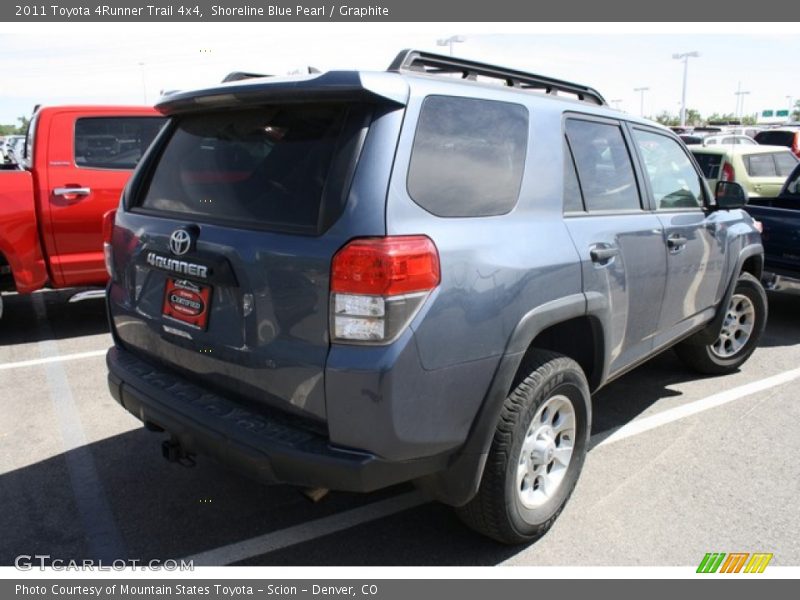 Shoreline Blue Pearl / Graphite 2011 Toyota 4Runner Trail 4x4