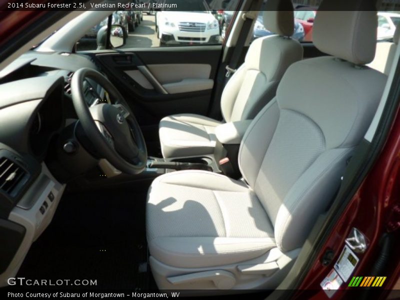 Venetian Red Pearl / Platinum 2014 Subaru Forester 2.5i