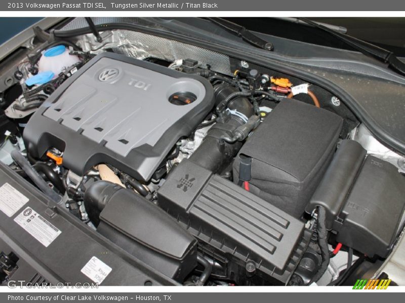 Tungsten Silver Metallic / Titan Black 2013 Volkswagen Passat TDI SEL