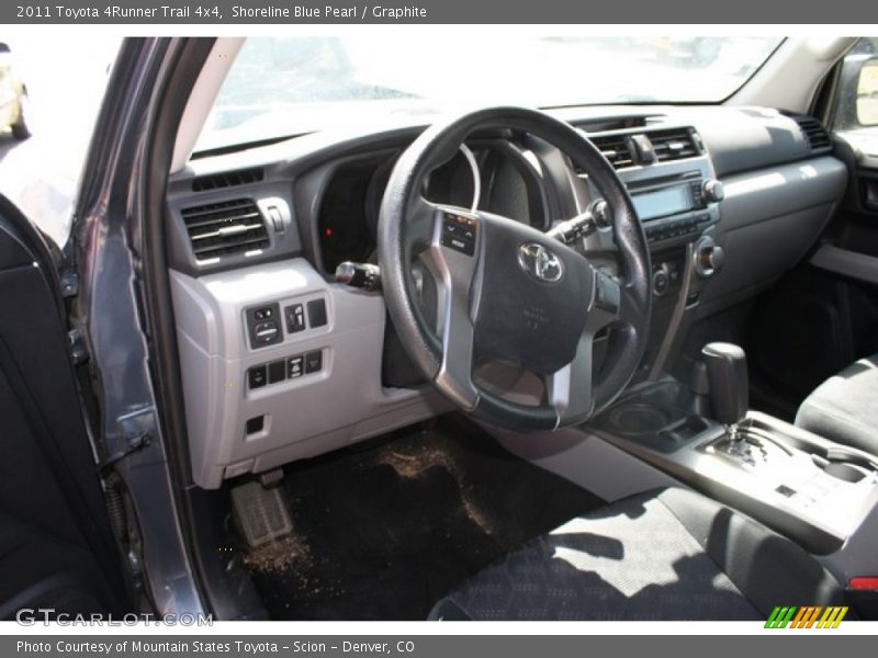 Shoreline Blue Pearl / Graphite 2011 Toyota 4Runner Trail 4x4