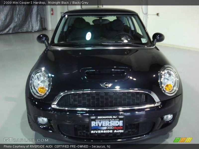 Midnight Black / Black/Grey 2009 Mini Cooper S Hardtop