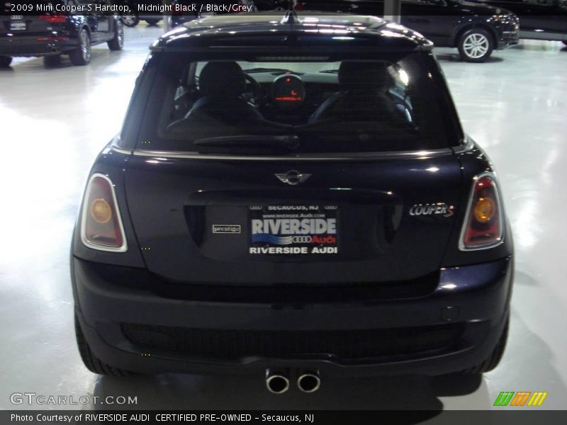 Midnight Black / Black/Grey 2009 Mini Cooper S Hardtop