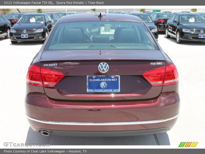 Opera Red Metallic / Titan Black 2013 Volkswagen Passat TDI SEL