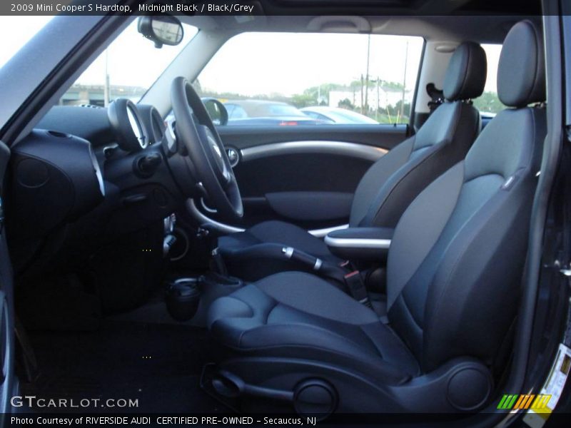 Midnight Black / Black/Grey 2009 Mini Cooper S Hardtop