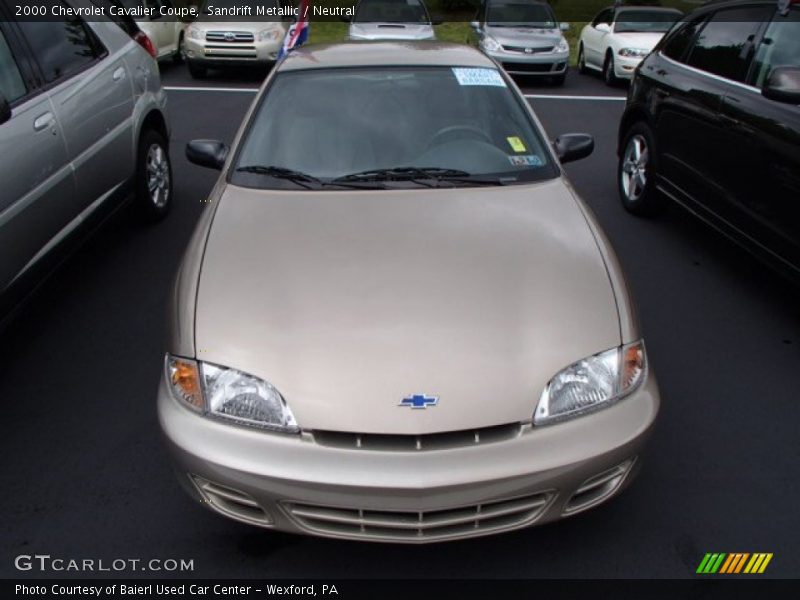 Sandrift Metallic / Neutral 2000 Chevrolet Cavalier Coupe