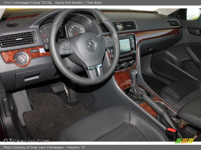 Opera Red Metallic / Titan Black 2013 Volkswagen Passat TDI SEL