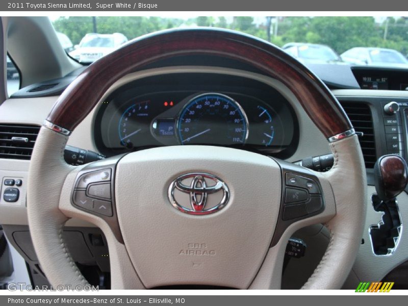 Super White / Bisque 2011 Toyota Sienna Limited