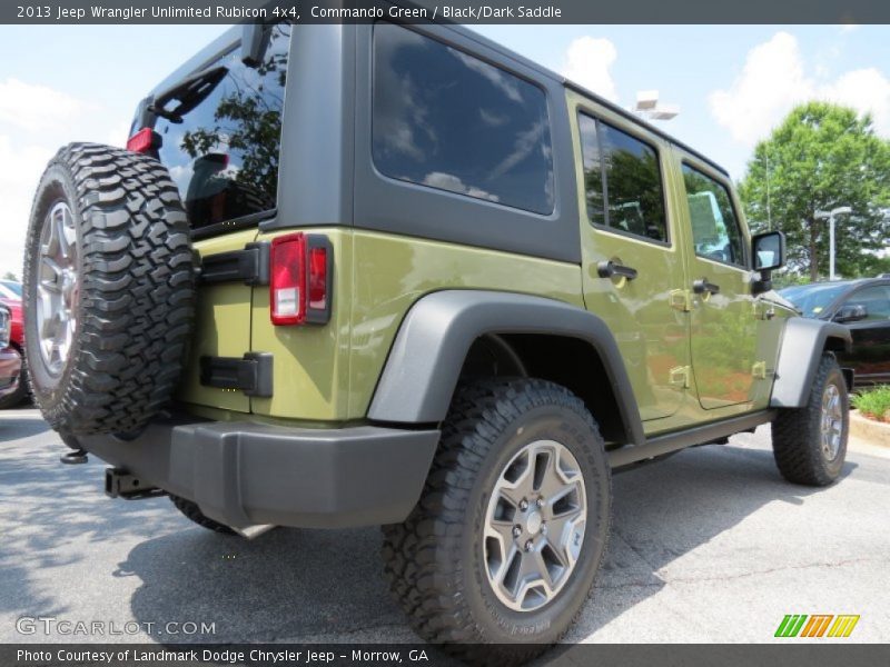 Commando Green / Black/Dark Saddle 2013 Jeep Wrangler Unlimited Rubicon 4x4