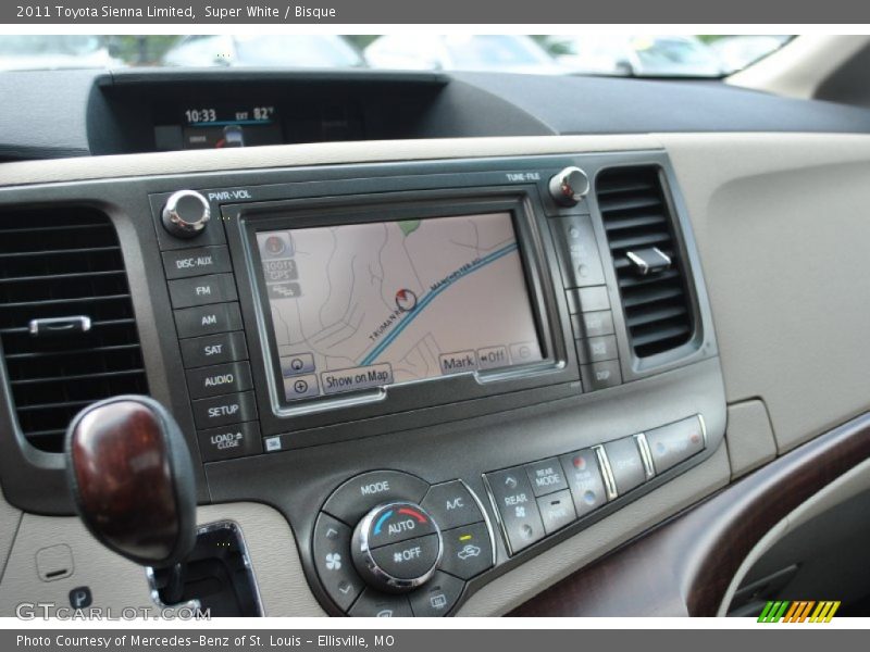 Super White / Bisque 2011 Toyota Sienna Limited