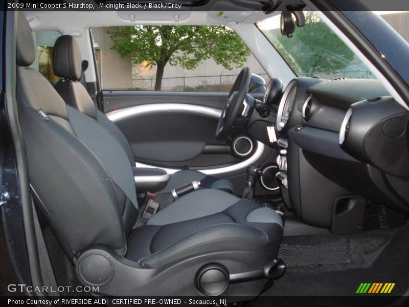 Midnight Black / Black/Grey 2009 Mini Cooper S Hardtop
