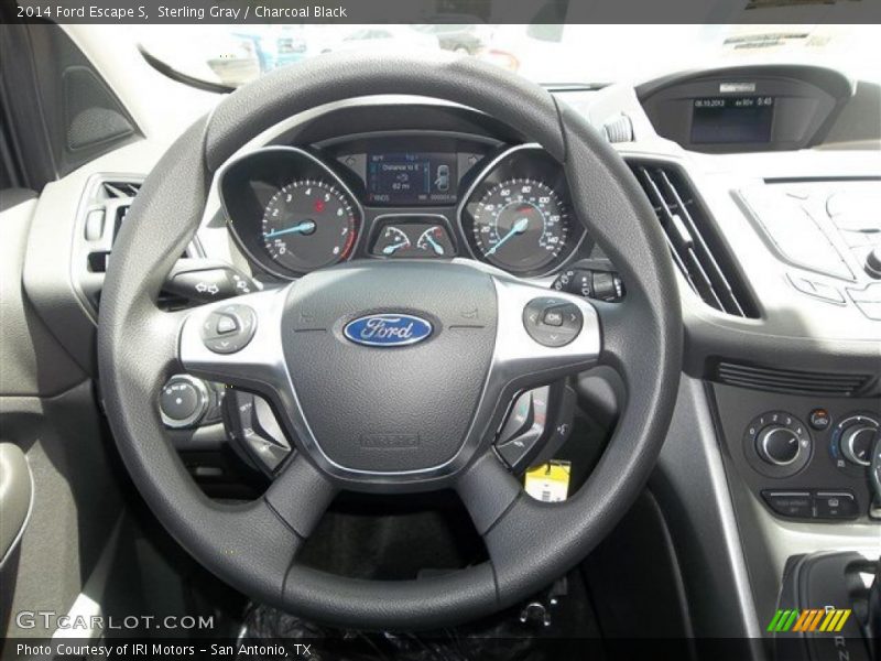 Sterling Gray / Charcoal Black 2014 Ford Escape S