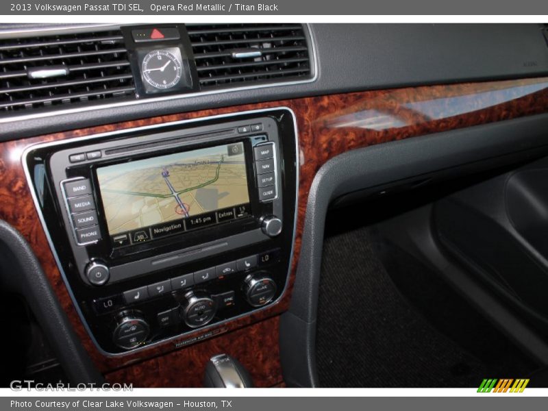 Opera Red Metallic / Titan Black 2013 Volkswagen Passat TDI SEL