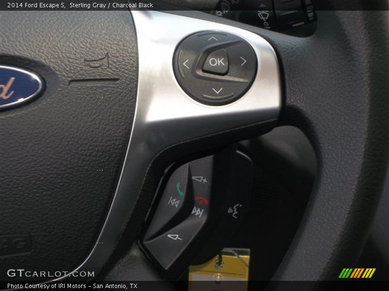 Sterling Gray / Charcoal Black 2014 Ford Escape S