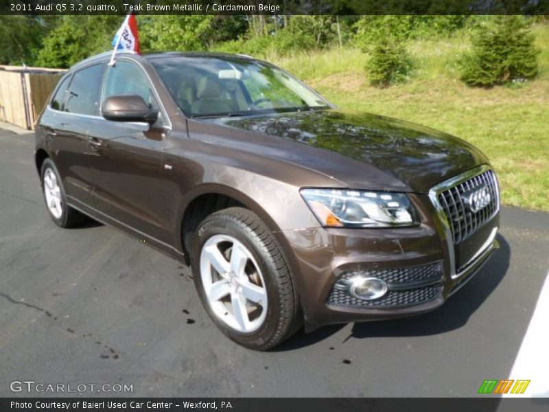 Teak Brown Metallic / Cardamom Beige 2011 Audi Q5 3.2 quattro